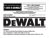 DeWalt DWS709 Manual de usuario