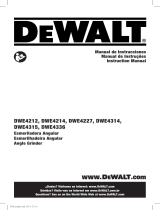 DeWalt DWE4212 Manual de usuario