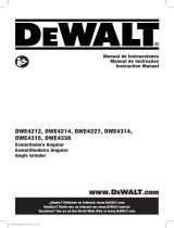 DeWalt DWE4214 Manual de usuario