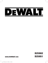 DeWalt D25951K Manual de usuario