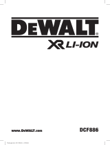 DeWalt DCF886 Manual de usuario