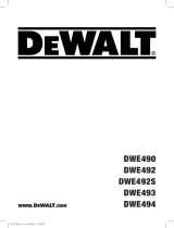 DeWalt DWE492S Manual de usuario