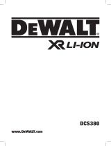 DeWalt DCS380 Manual de usuario