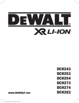 DeWalt DCH254 Manual de usuario