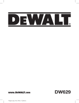 DeWalt DW629 Manual de usuario