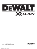 DeWalt DCP580 Manual de usuario