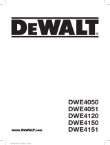 DeWalt DWE4151 Manual de usuario