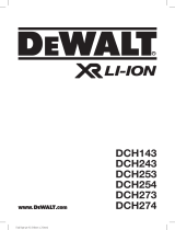 DeWalt DCH253 Manual de usuario