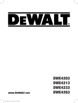 DeWalt DWE4263 Manual de usuario