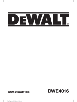 DeWalt DWE4016 Manual de usuario