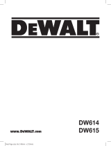 DeWalt DW615 Manual de usuario
