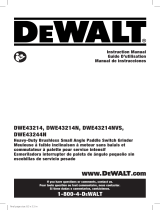 DeWalt DWE43214NVS Manual de usuario