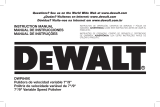 DeWalt DWP849X-B2 Manual de usuario