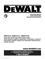 DeWalt DWE43140 Manual de usuario