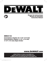 DeWalt DWE4118-AR Manual de usuario