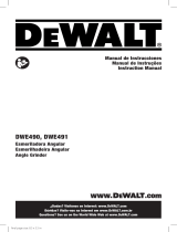 DeWalt DWE491-B3 Manual de usuario