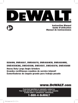 DeWalt 7in & 9in Large Angle Grinder DWTD28499X El manual del propietario