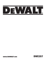 DeWalt DWE357 Manual de usuario