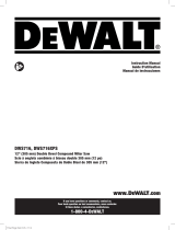 DeWalt DWS716 Manual de usuario