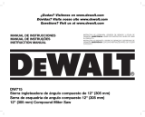 DeWalt DW715-B2C Manual de usuario