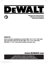 DeWalt DCS575T2-AR Manual de usuario