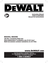 DeWalt DCS356D1 Manual de usuario