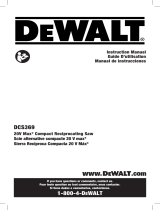 DeWalt DCS369P1 Manual de usuario