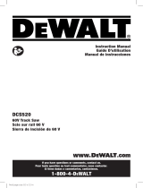 DeWalt DCS520B Manual de usuario