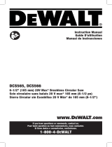 DeWalt DCS565 Manual de usuario
