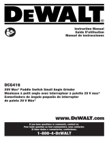 DeWalt DCG416B Manual de usuario