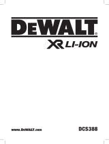 DeWalt DCS388 Manual de usuario