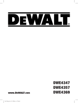 DeWalt DWE4347 Manual de usuario
