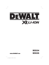 DeWalt DCS335 Manual de usuario