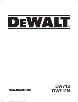 DeWalt DW712 Manual de usuario