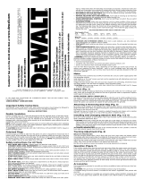 DeWalt DW431 Manual de usuario