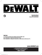 DeWalt DWS780 El manual del propietario
