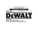 DeWalt DCS380B 20V MAX Lithium-Ion Variable Speed Cordless  El manual del propietario