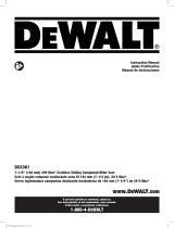 DeWalt DCS361 Manual de usuario