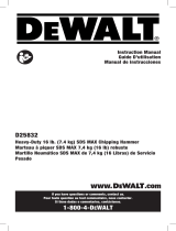 DeWalt D25832K Manual de usuario