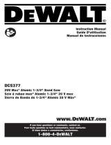 DeWalt DCS377M1 Manual de usuario