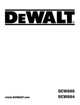 DeWalt DCW604 Manual de usuario