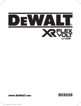 DeWalt DCS520 Manual de usuario
