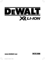 DeWalt DCS386 Manual de usuario