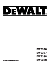 DeWalt DWE399 Manual de usuario