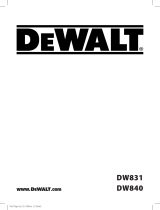 DeWalt DW831 Manual de usuario