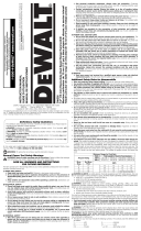 DeWalt DW505 Manual de usuario