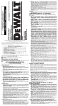 DeWalt DW880 Manual de usuario