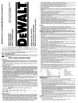 DeWalt DW828 Manual de usuario