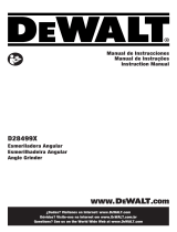 DeWalt D28499X Manual de usuario