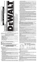 DeWalt DWP352VS Manual de usuario